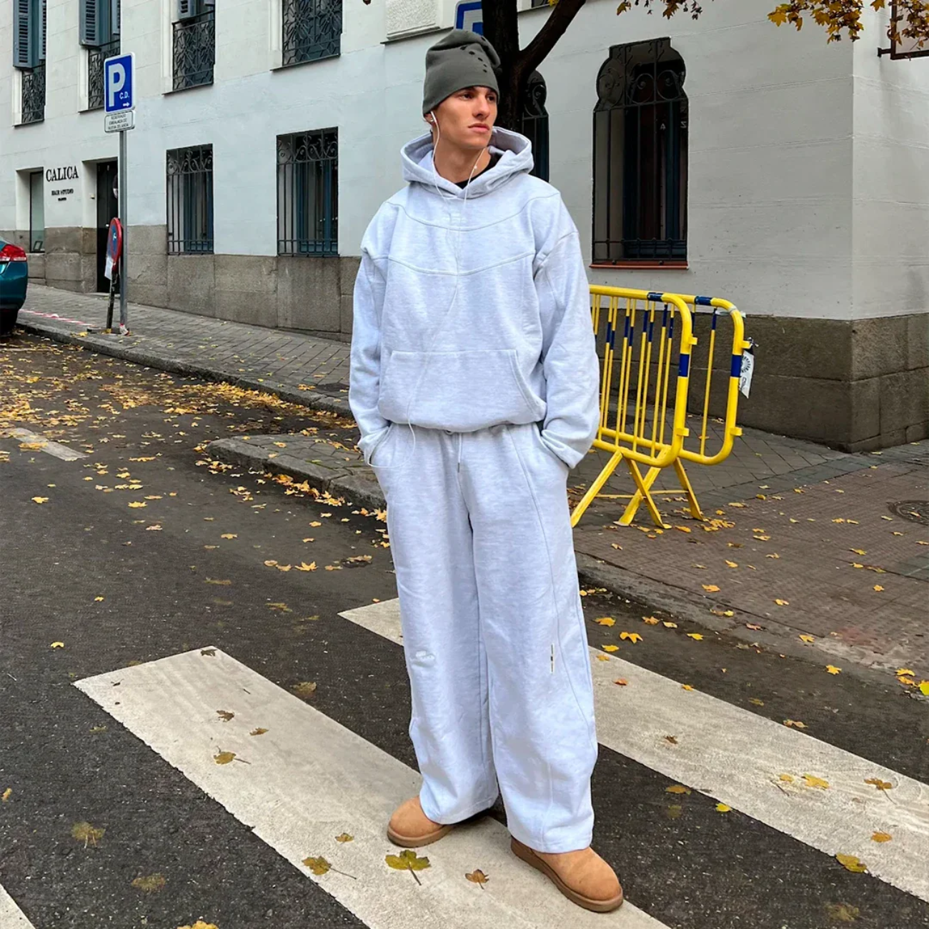 Poleron Eme Studios Alfa Heather Grey