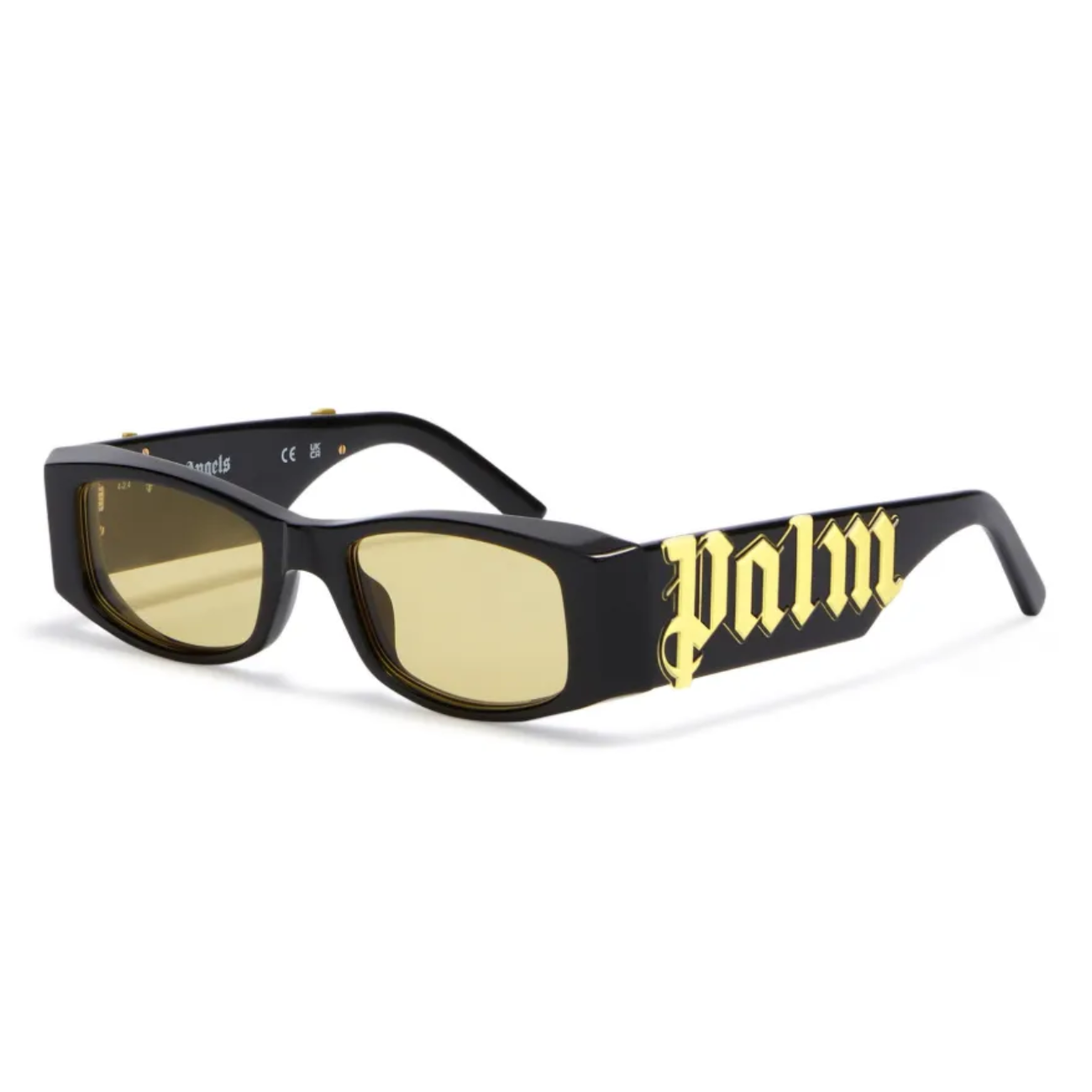 Lentes Palm Angels Angel Black Yellow