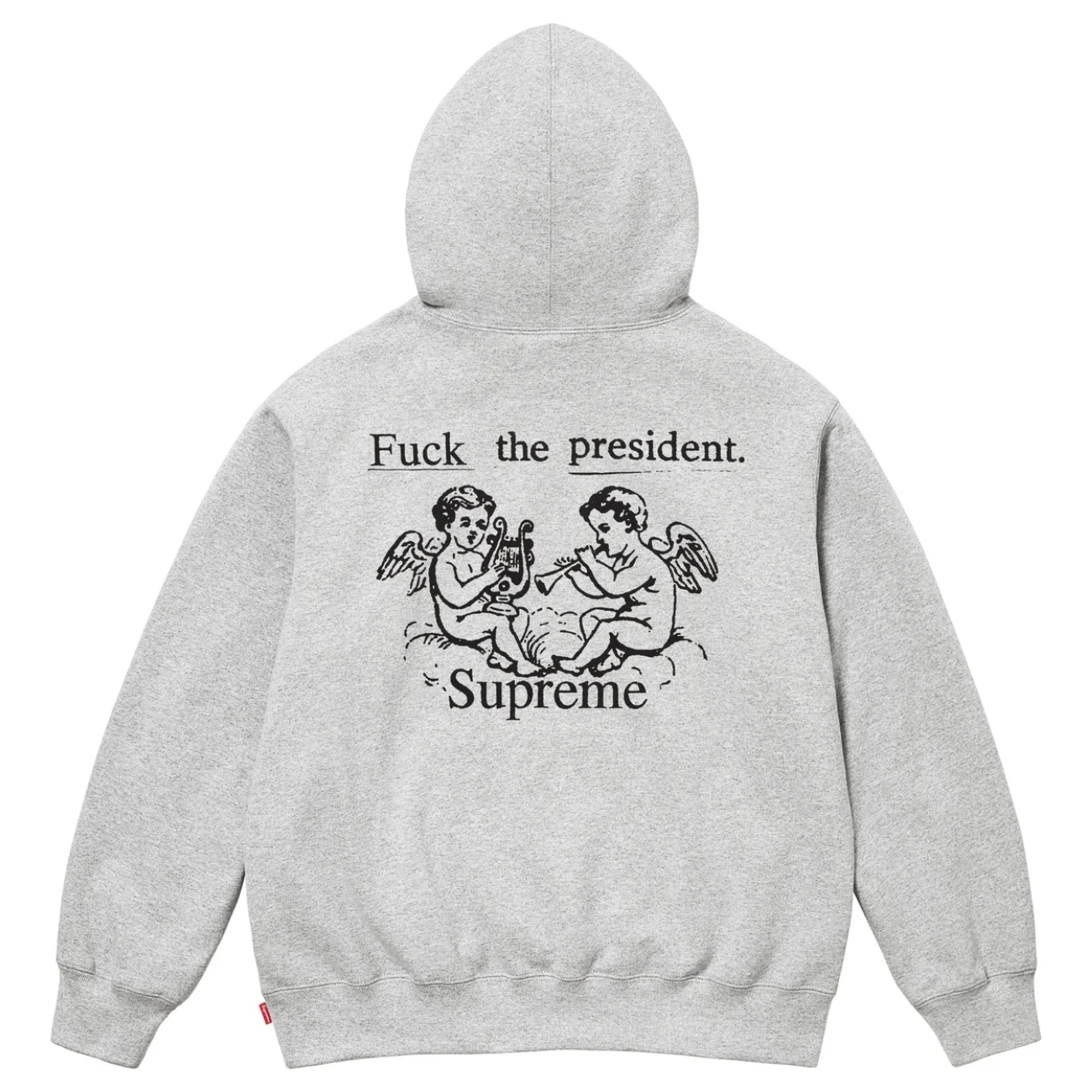 Poleron Supreme President Hooded Sweatshirt Grey