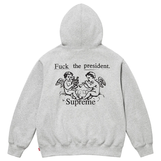 Poleron Supreme President Hooded Sweatshirt Grey