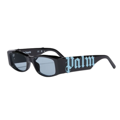 Lentes Palm Angels Angel Black Light Blue