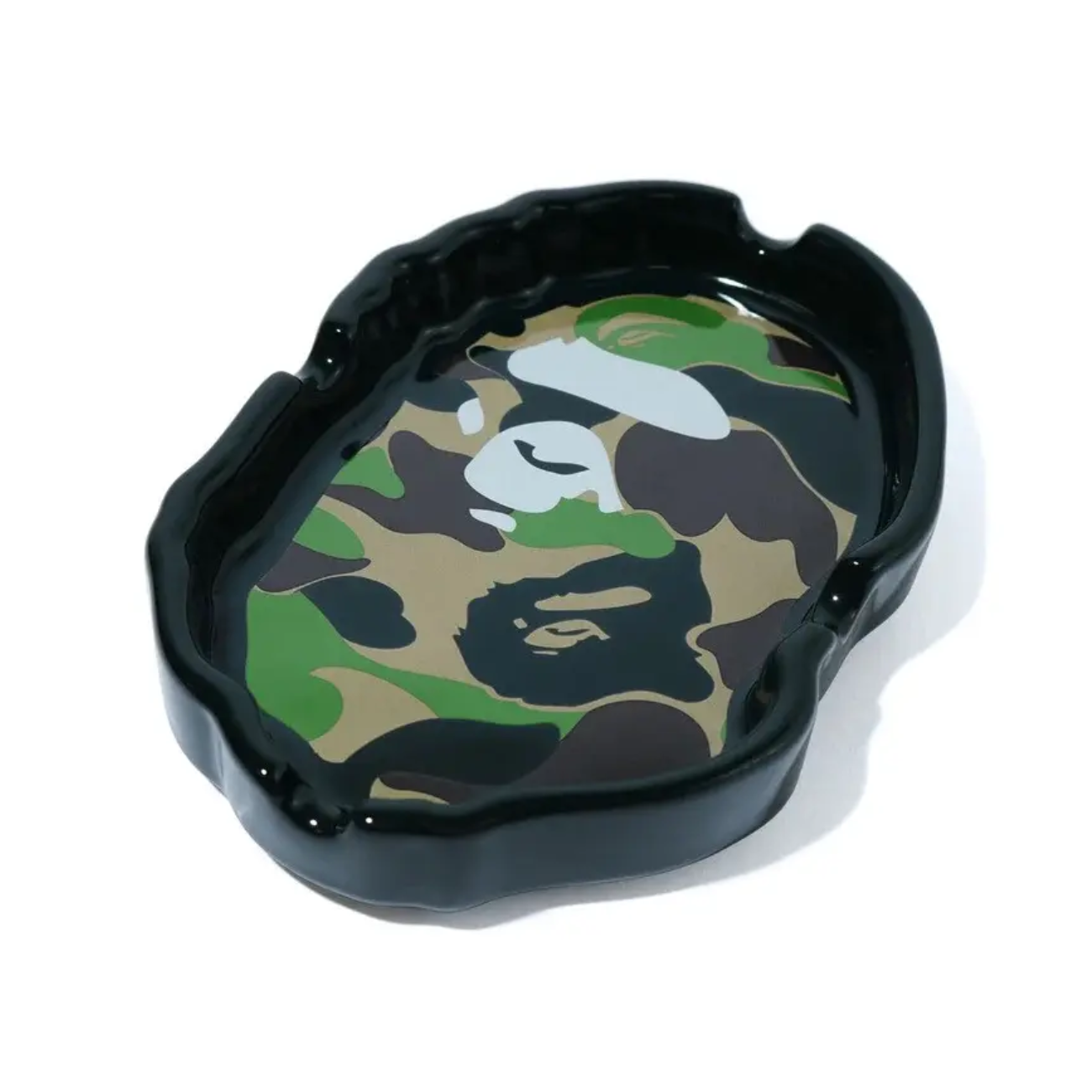 Cenicero BAPE Camo APE Head Green