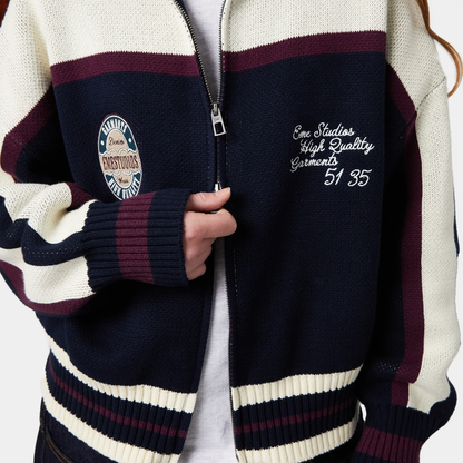 Sweater Eme Studios Frisona Knit Full Zip - L