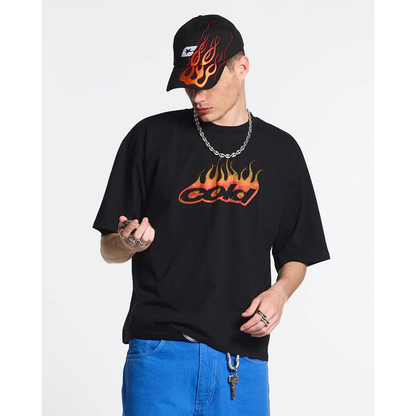 Polera Cold Culture Burnin Cold Black