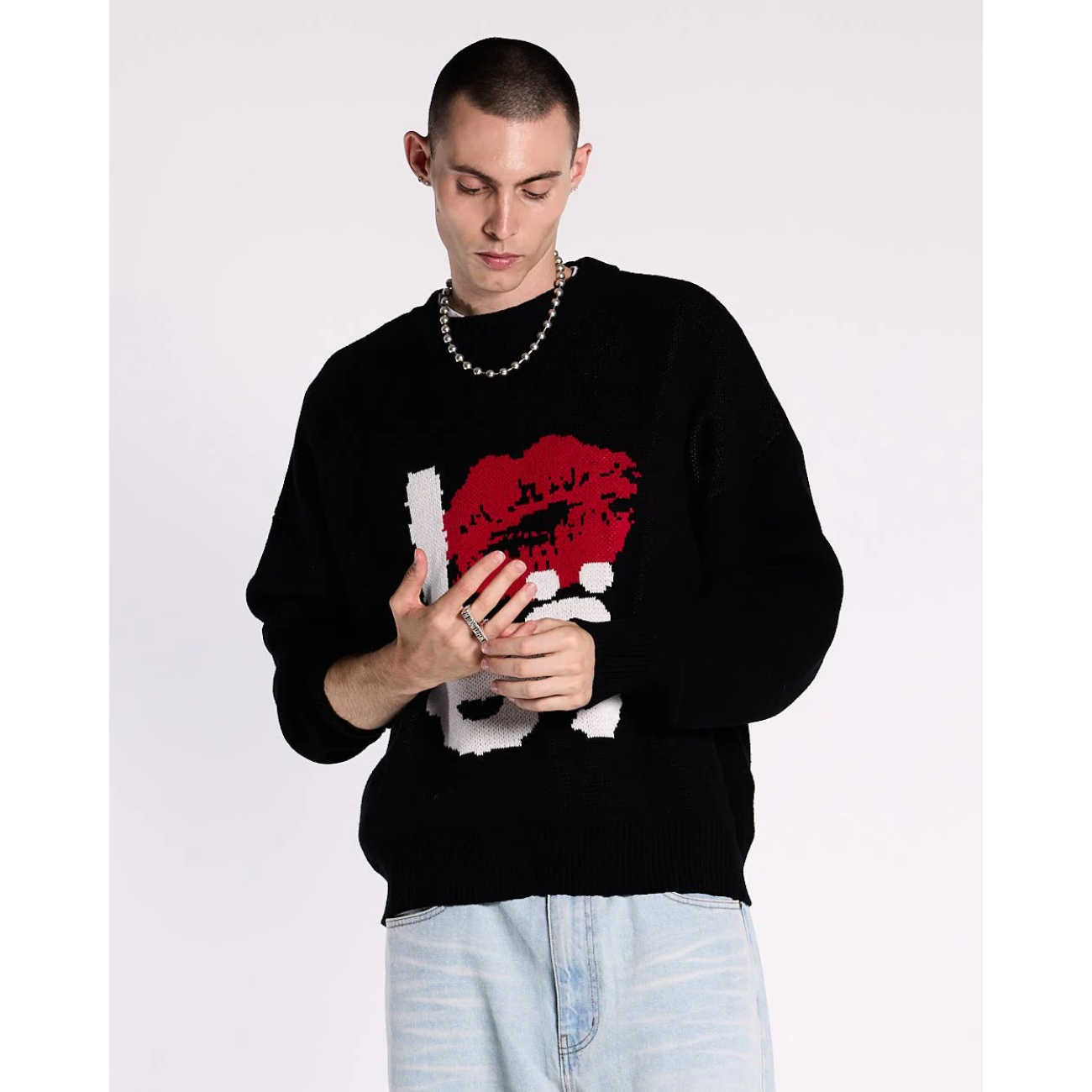 Sweater Cold Culture Kisses and Dollar Knit