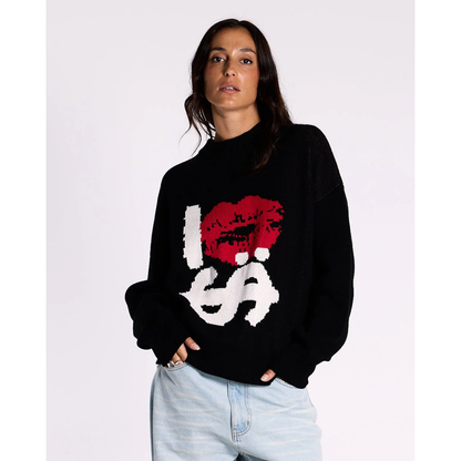 Sweater Cold Culture Kisses and Dollar Knit