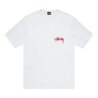 Polera Stussy Beat Crazy White