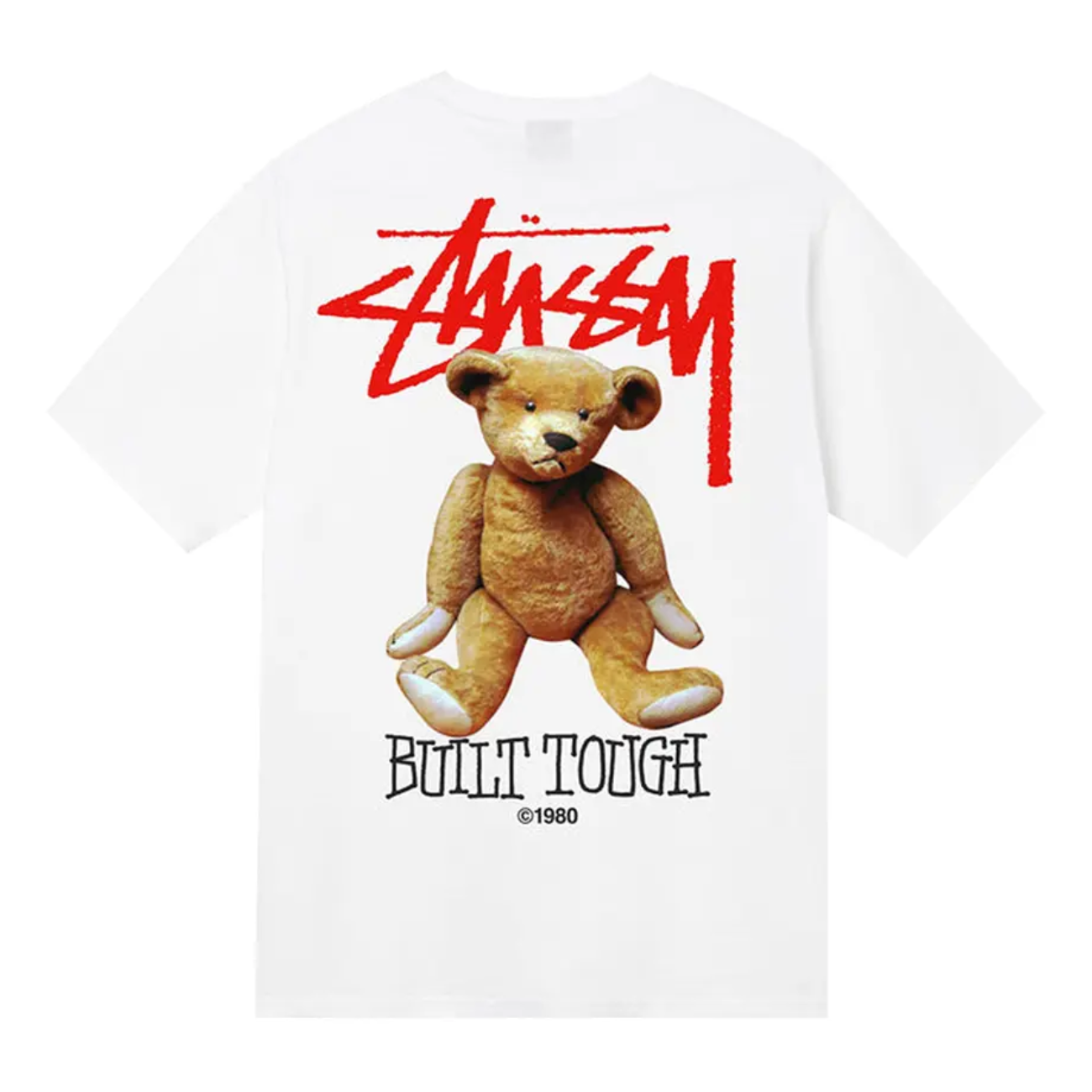 Polera Stussy Built Tough White