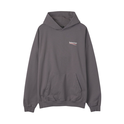 Poleron Balenciaga Political Campaign Large Fit Grey