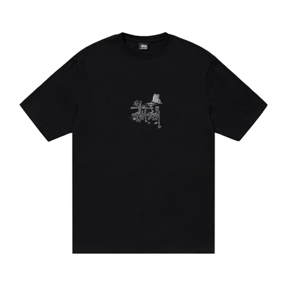 Polera Stussy In Bloom Black