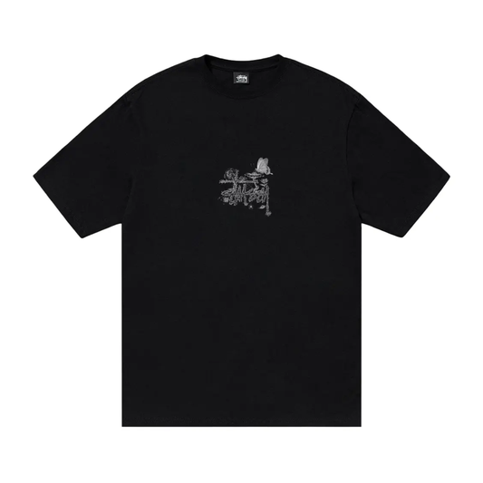 Polera Stussy In Bloom Black