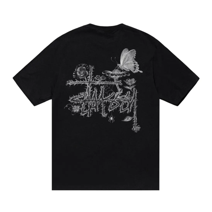 Polera Stussy In Bloom Black