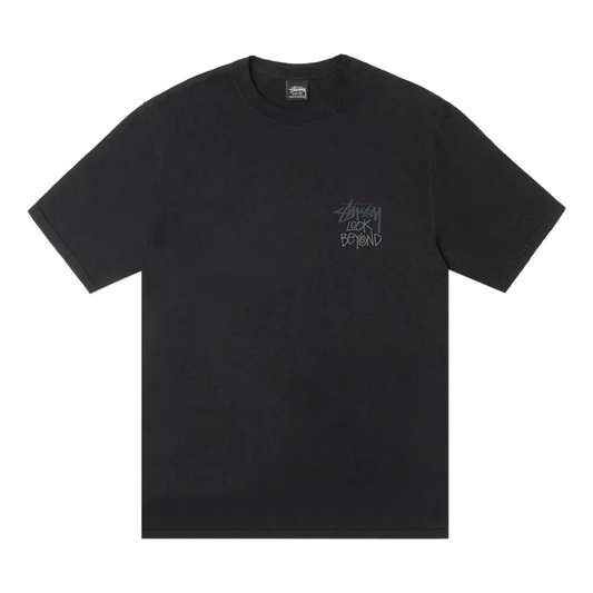 Polera Stussy Look Beyond Pig Dyed Black - L