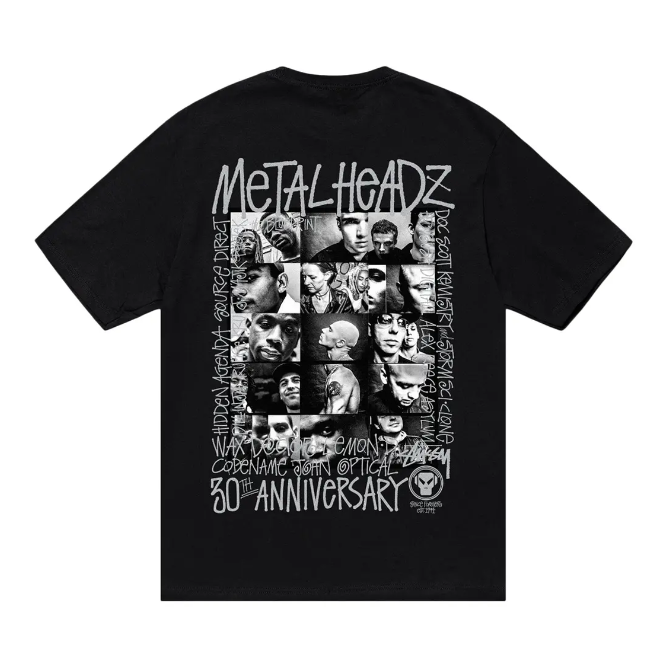 Polera Stussy x Goldie Metalheadz 30 Black