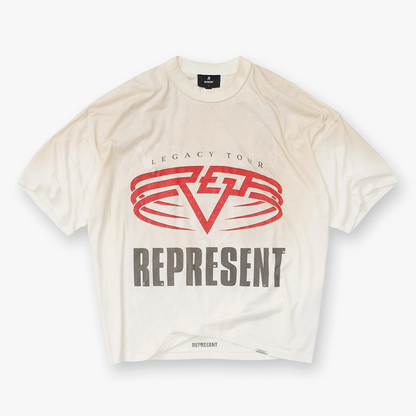 Polera Represent Reversible Living Legacy Tour Flat White