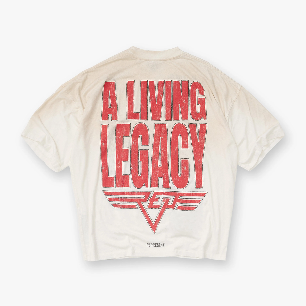Polera Represent Reversible Living Legacy Tour Flat White