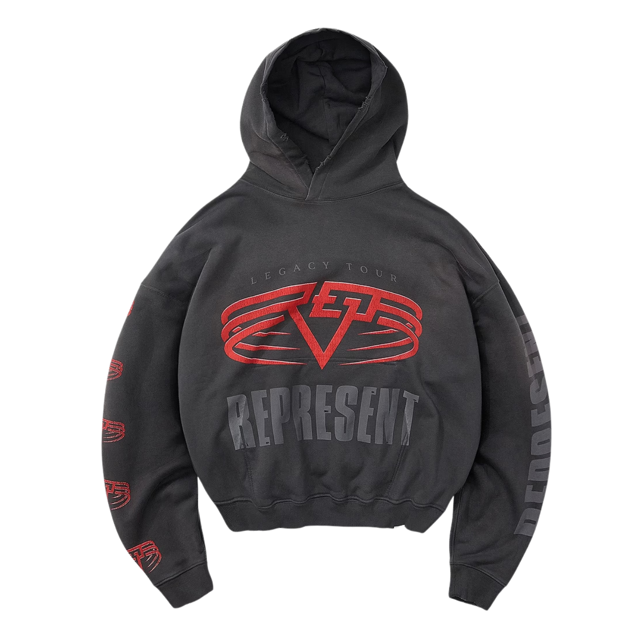 Poleron Represent Reversible Living Legacy Falcon Sun Fade Grey