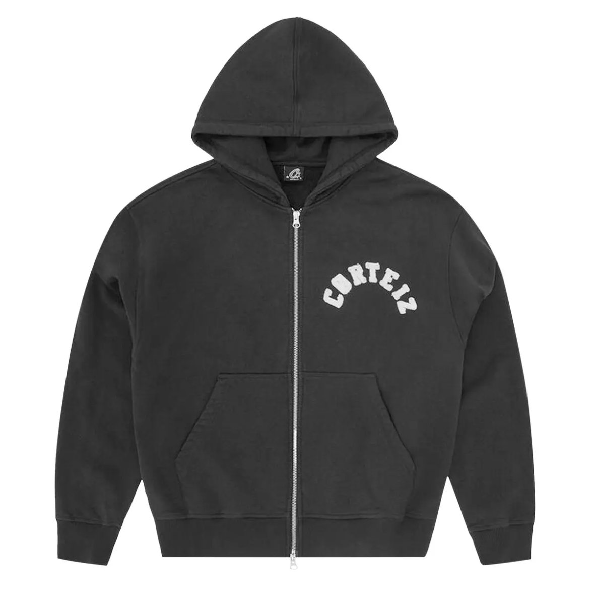 Poleron Corteiz Colly Arch Zip Black
