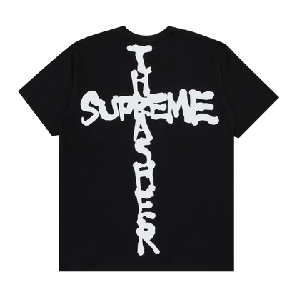 Polera Supreme x Thrasher Cross Black