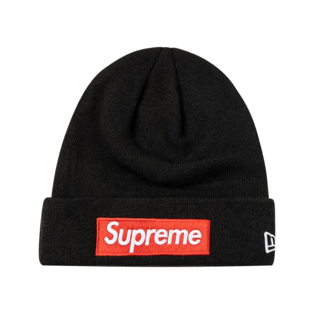 Gorro Supreme x New Era Box Logo Beanie Black/Red