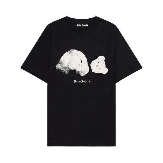 Polera Palm Angels Spray Broken Bear Black - XL