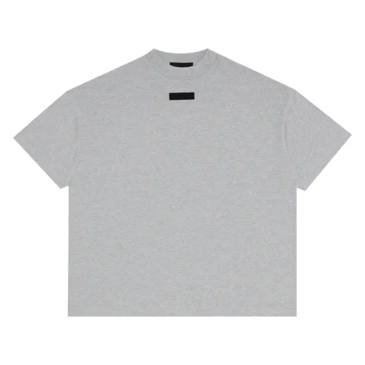 Polera Essentials Crewneck Light Heather Grey SS24