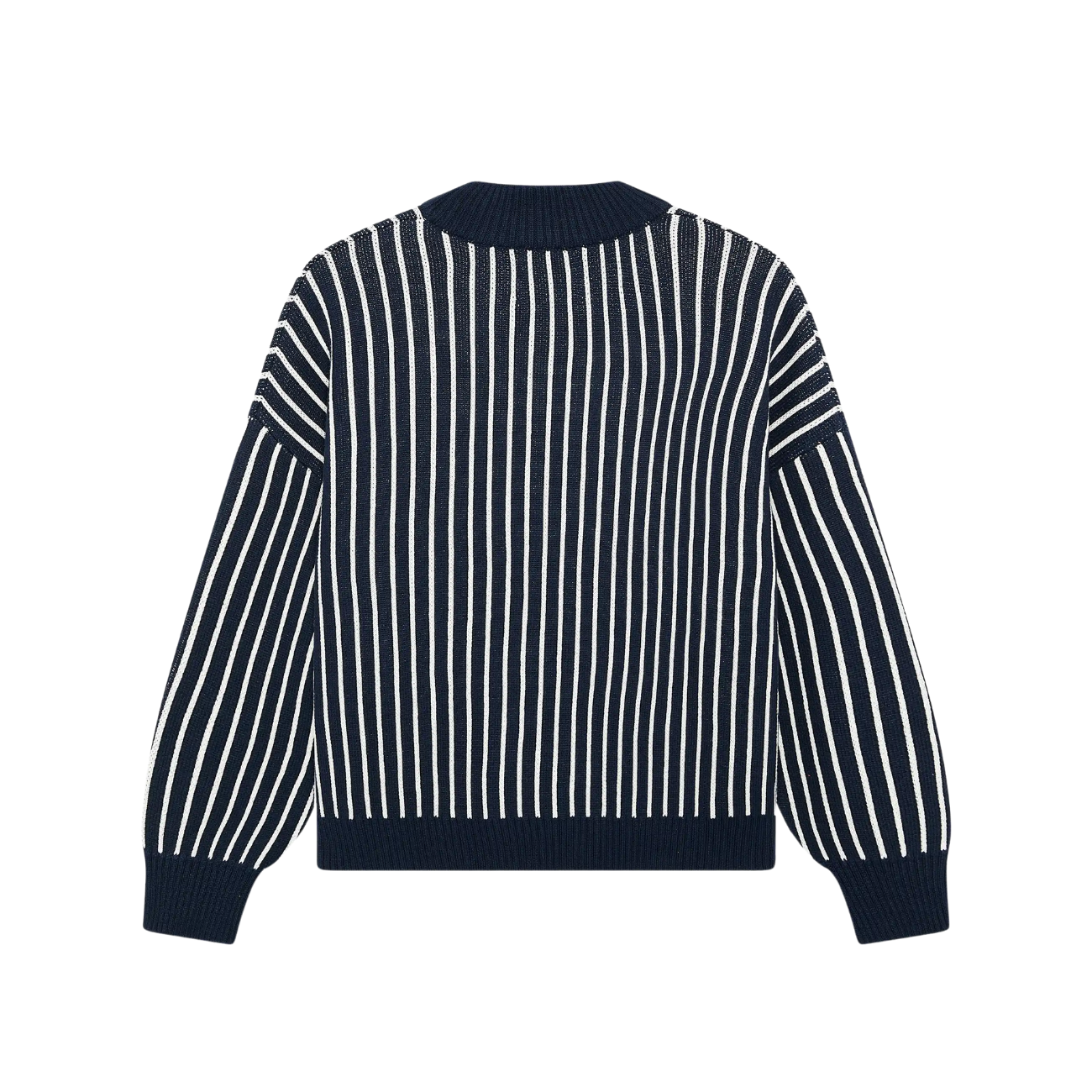 Sweater Eme Studios Badge Navy Stripes Knit