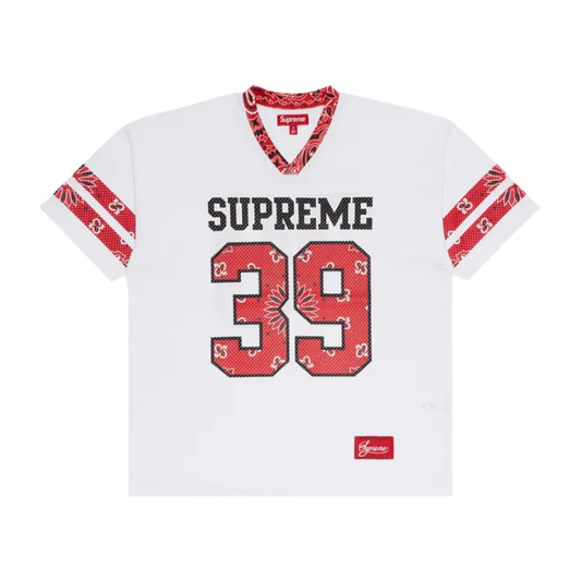 Polera Supreme Bandana Football Jersey White