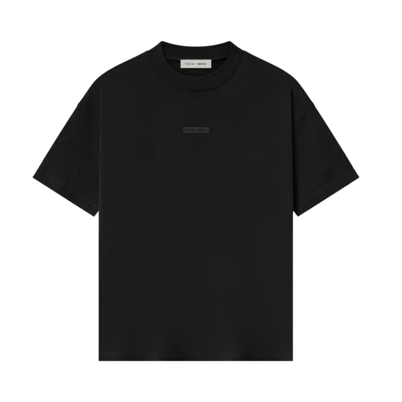 Polera Essentials Classic Jet Black FW25