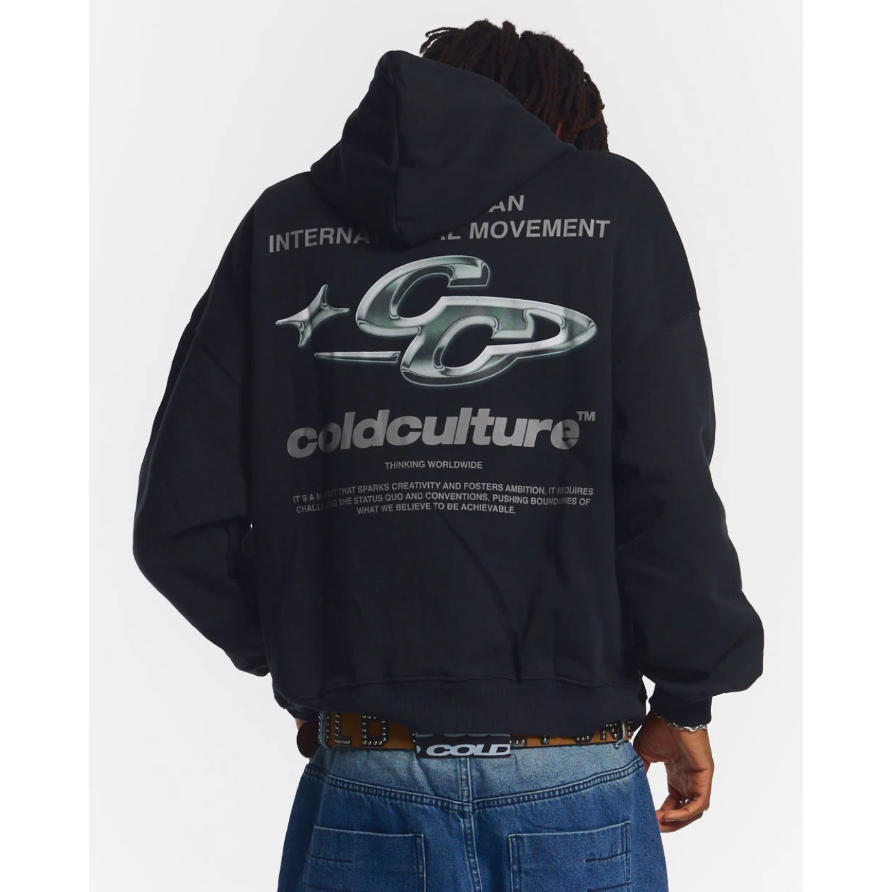 Poleron Cold Culture Sparkly Black