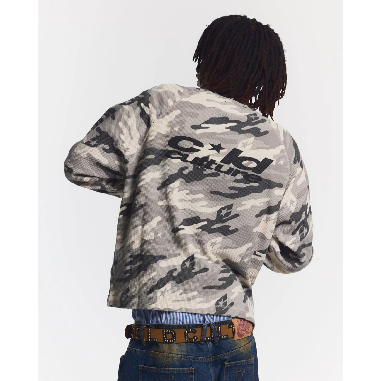 Polera Cold Culture Camo Thermal Longsleeve Grey