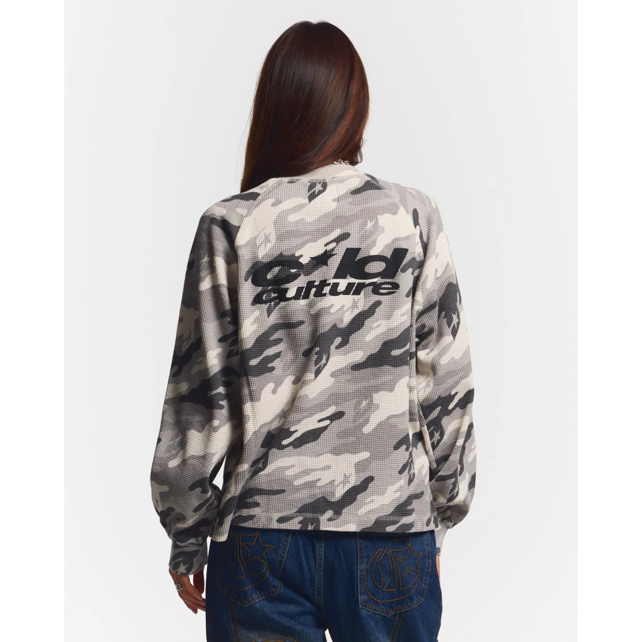 Polera Cold Culture Camo Thermal Longsleeve Grey