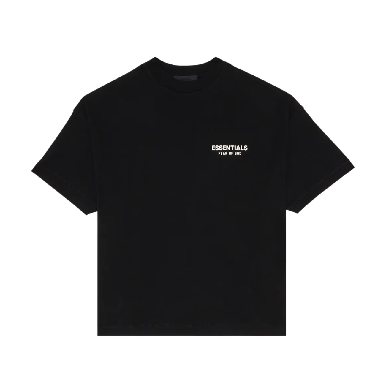 Polera Essentials Jersey Crewneck Black FW24