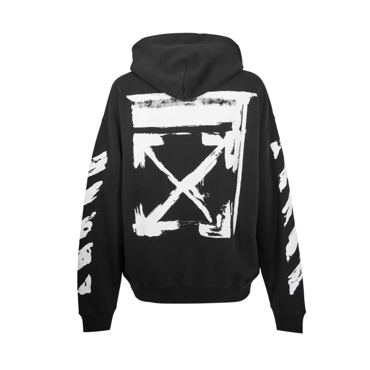 Poleron Off-White Ink Arrow Skate Hoodie Black
