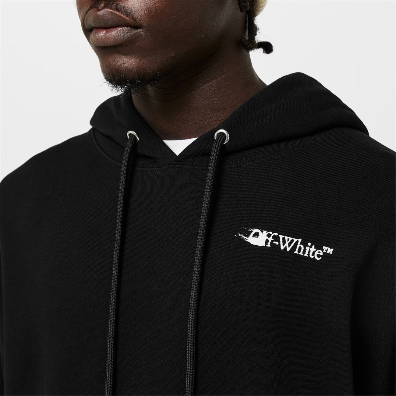 Poleron Off-White Ink Arrow Skate Hoodie Black