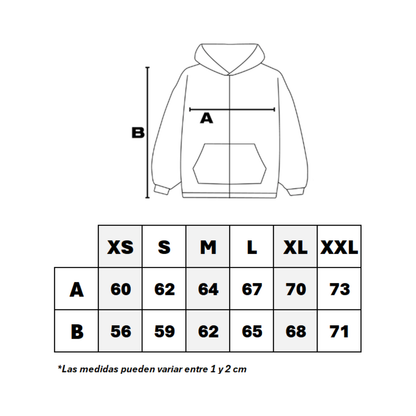 Poleron Eme Studios Waffle Navy Croped Boxy Full Zip