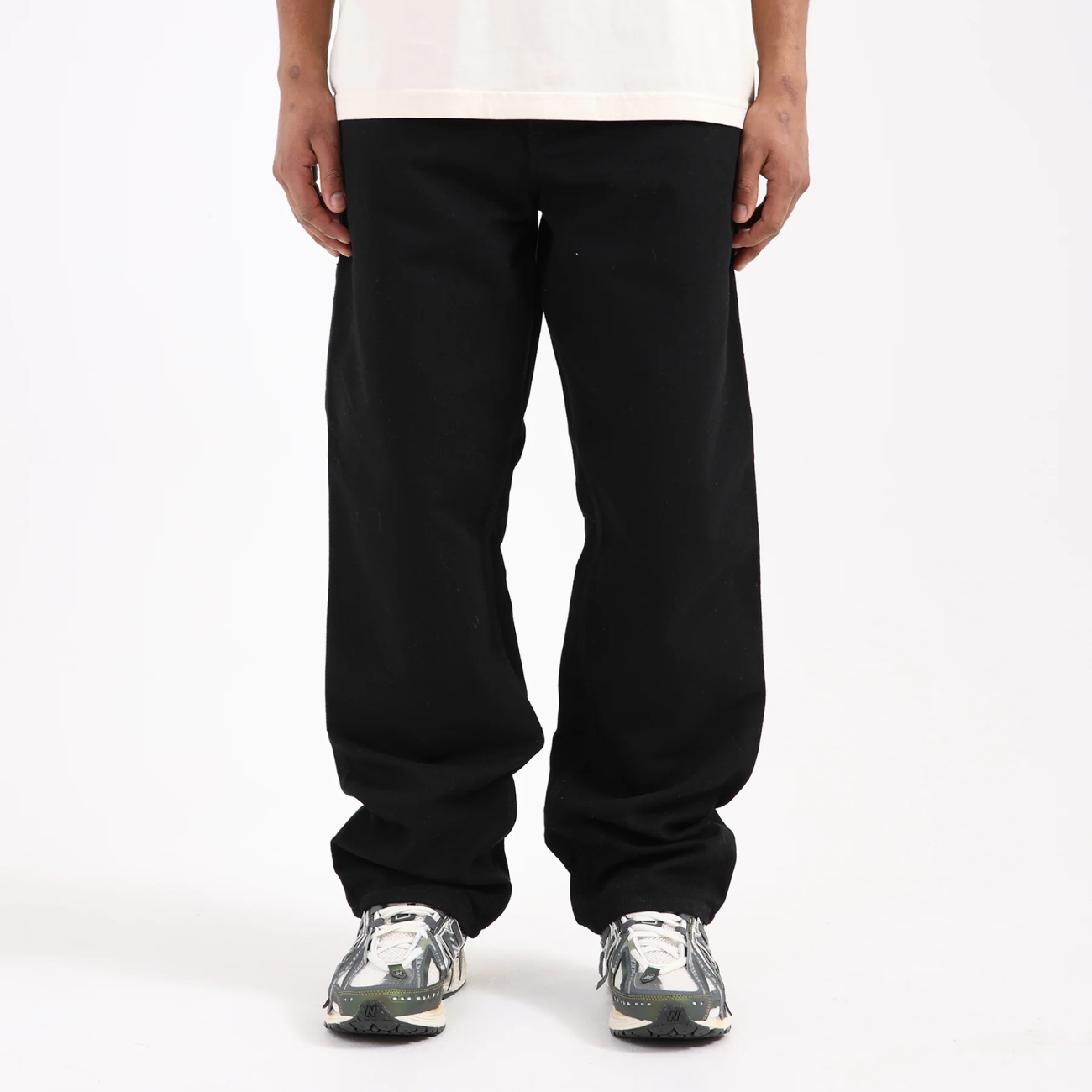 Pantalon Carhartt WIP Single Knee Black Rigid