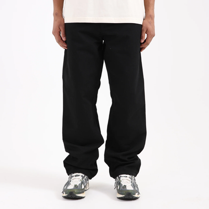 Pantalon Carhartt WIP Single Knee Black Rigid
