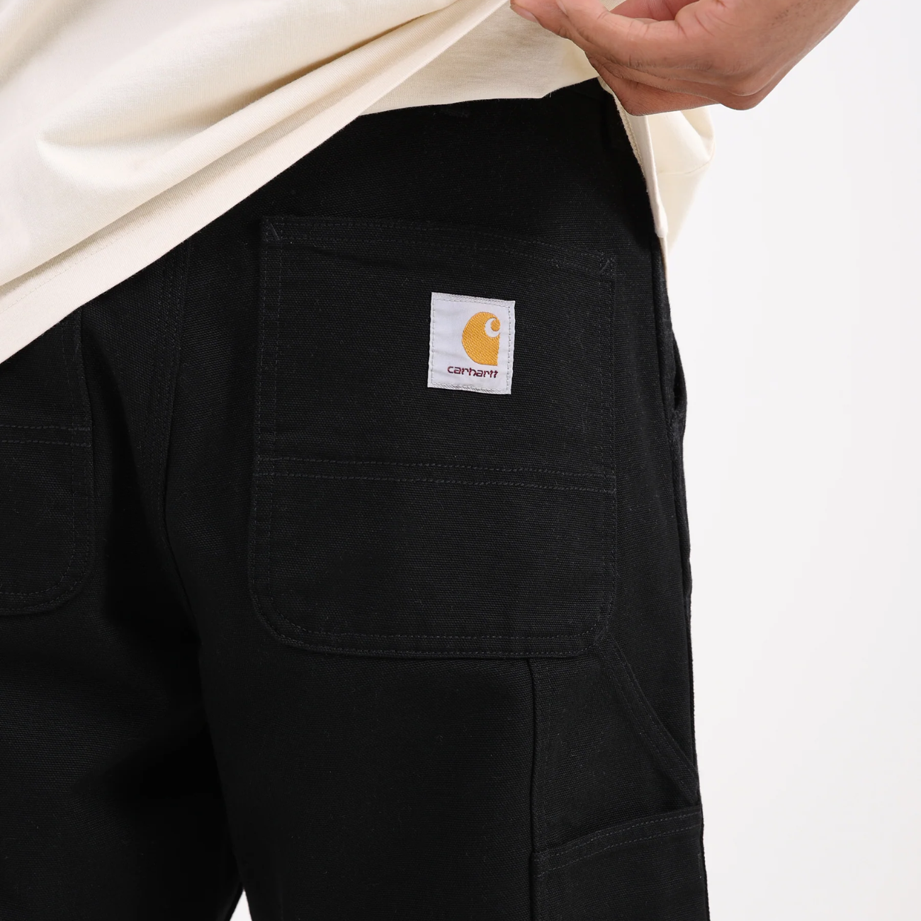 Pantalon Carhartt WIP Single Knee Black Rigid