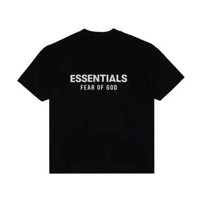 Polera Essentials Jet Black Classic Fit SS25