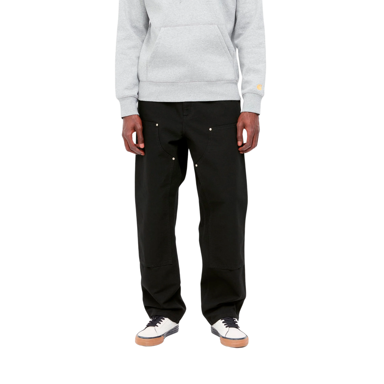 Pantalon Carhartt WIP Double Knee Black Rinsed