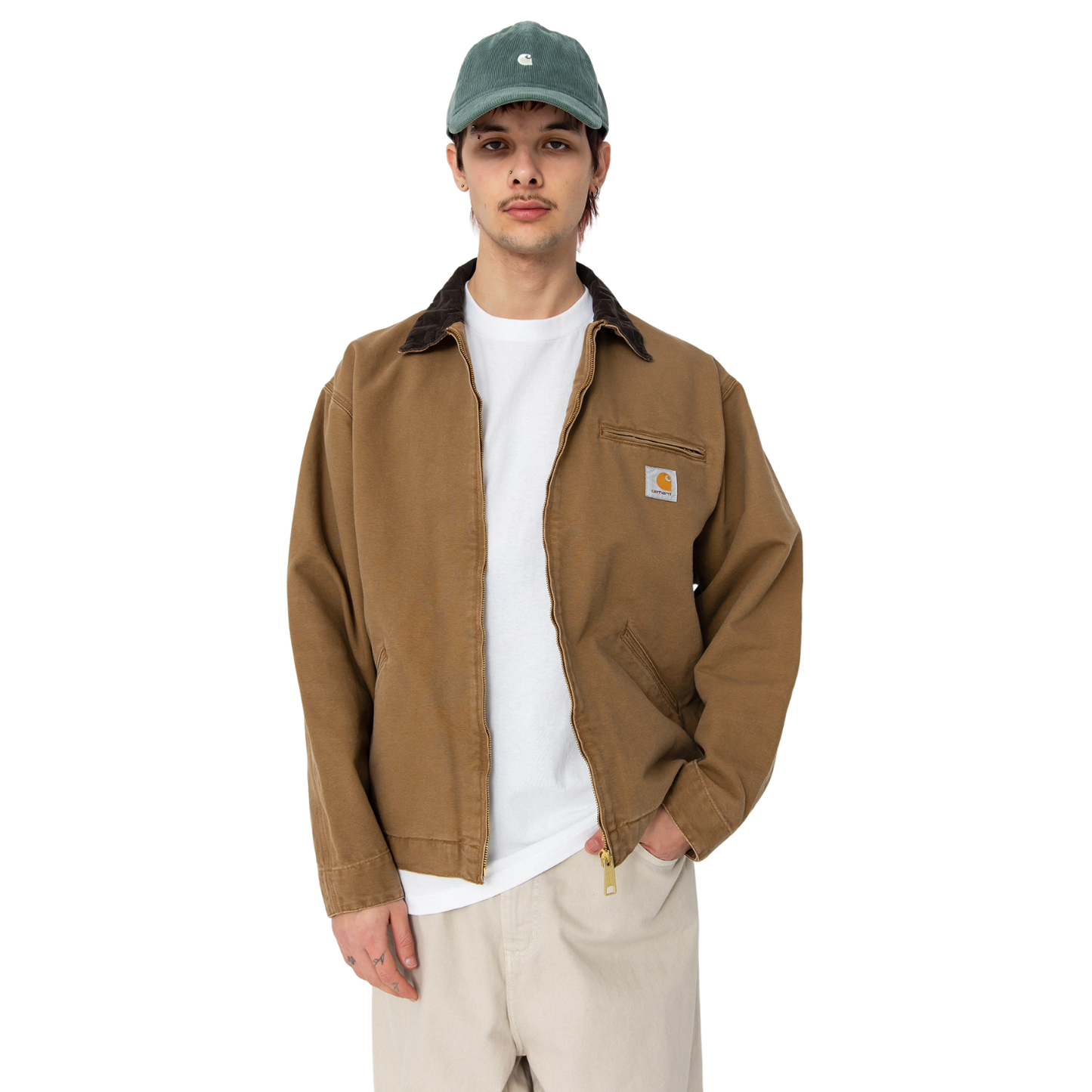 Chaqueta Carhartt WIP Detroit Hamilton Brown