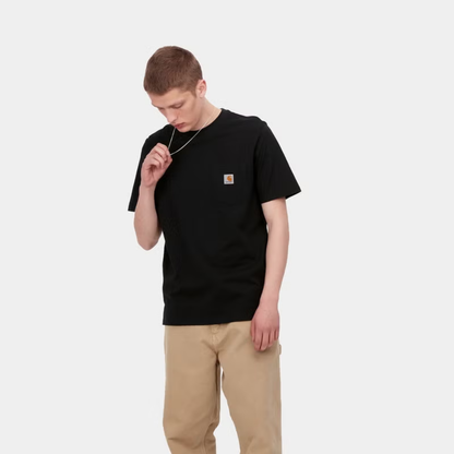 Polera Carhartt WIP S/S Pocket Black