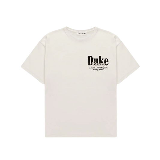 Polera Duke+Dexter DR Grey Pit Stop Vintage White