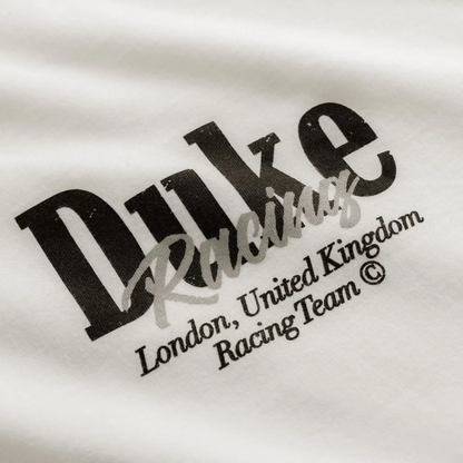 Polera Duke+Dexter DR Grey Pit Stop Vintage White