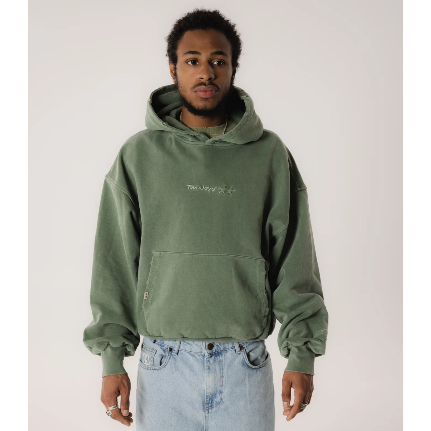 Poleron TwoJeys Pigment Dyed Green Icon