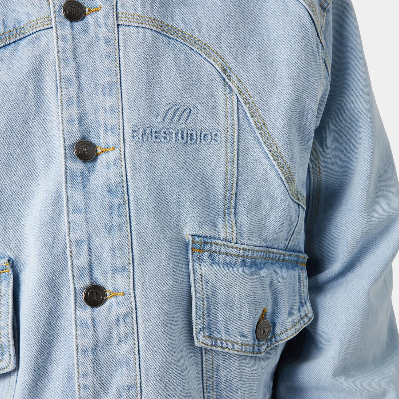Chaqueta Eme Studios Eddy Pale Denim Boxy