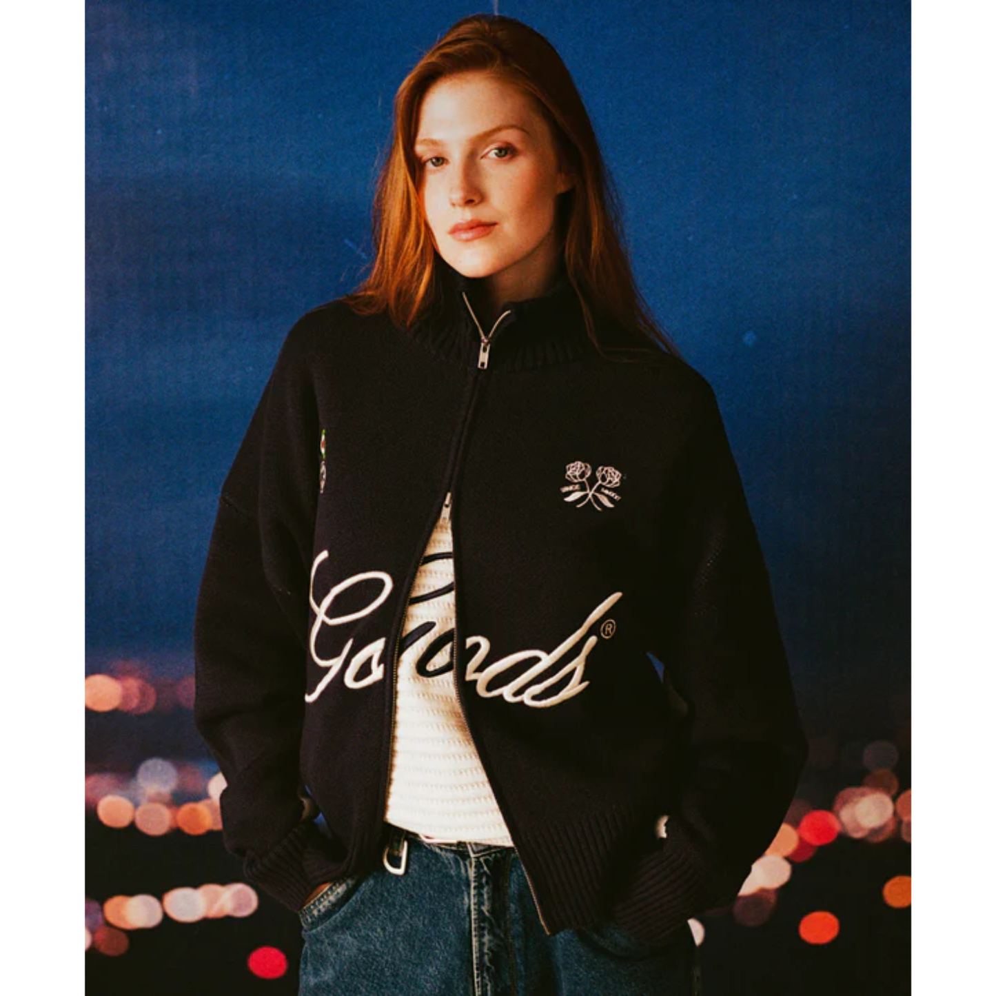 Sweater Gods Brand FC Zipper Navy