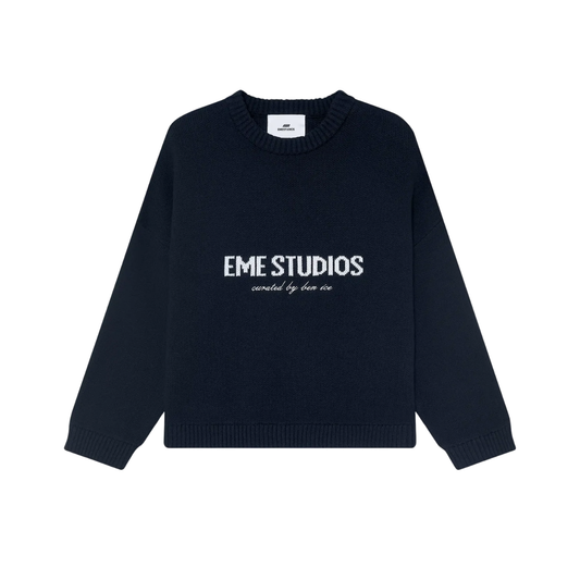 Sweater Eme Studios Master Navy Knit