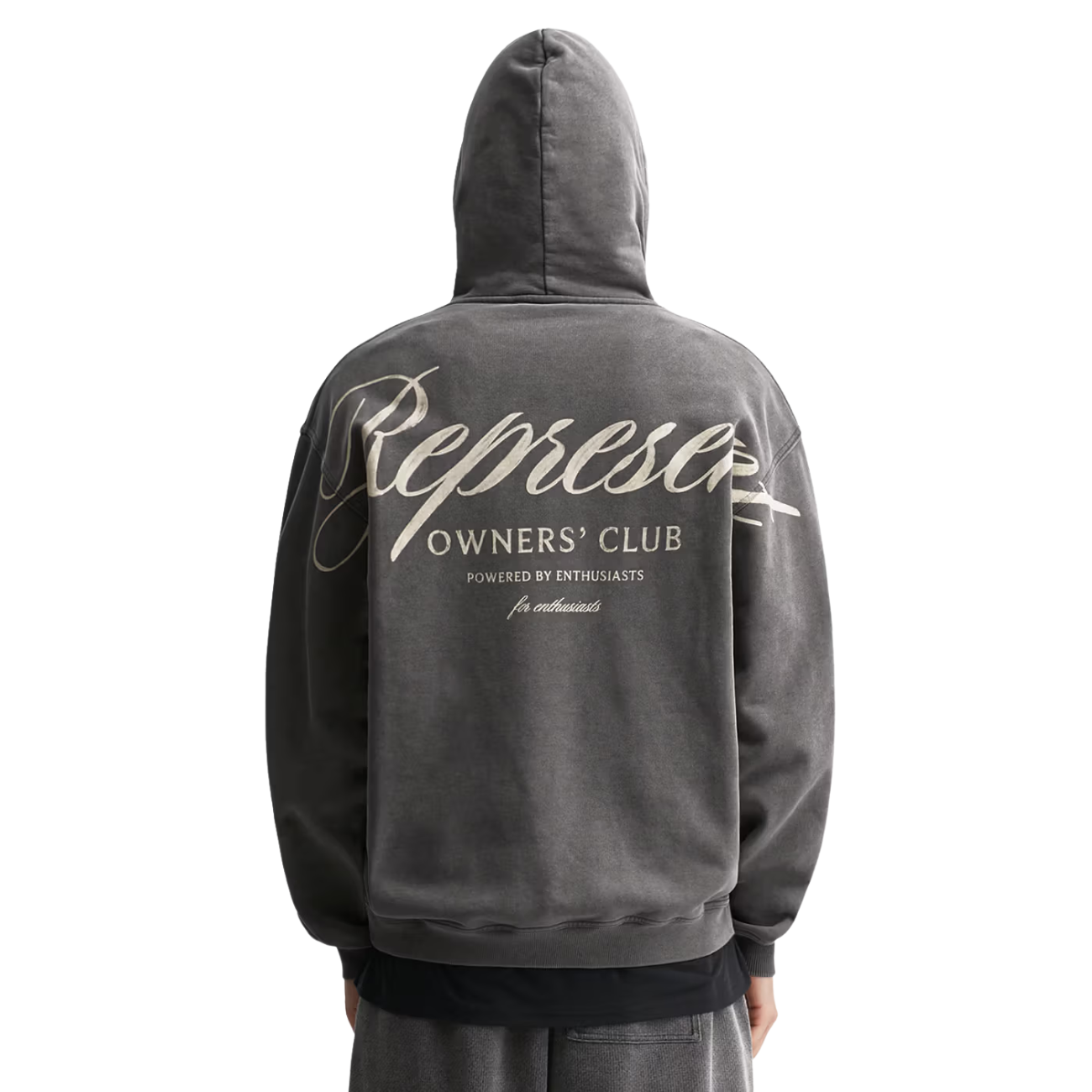 Poleron Represent Owners Club Script Vintage Grey